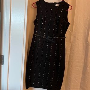 Black and Gold Dress by Calvin Klein